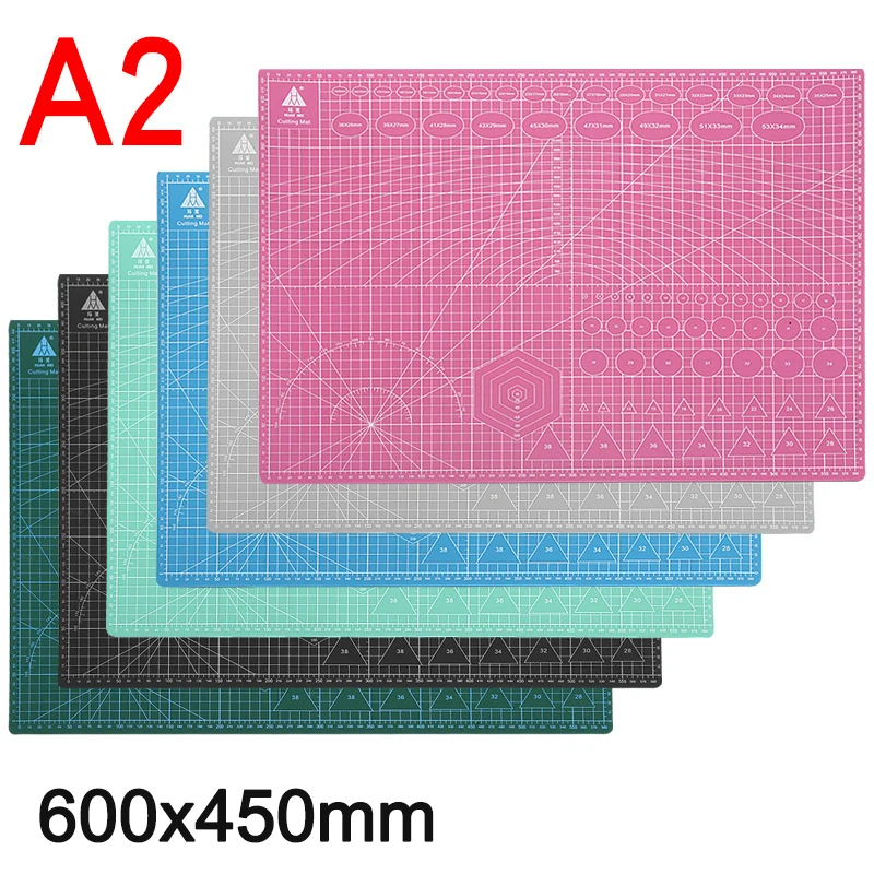 A2 قطع المجلس خط الشبكة الشفاء الذاتي قطع المجلس الحرفية بطاقة متعدد الألوان على الوجهين سطح المكتب دليل قطع الوسادة 60*45 سنتيمتر #2