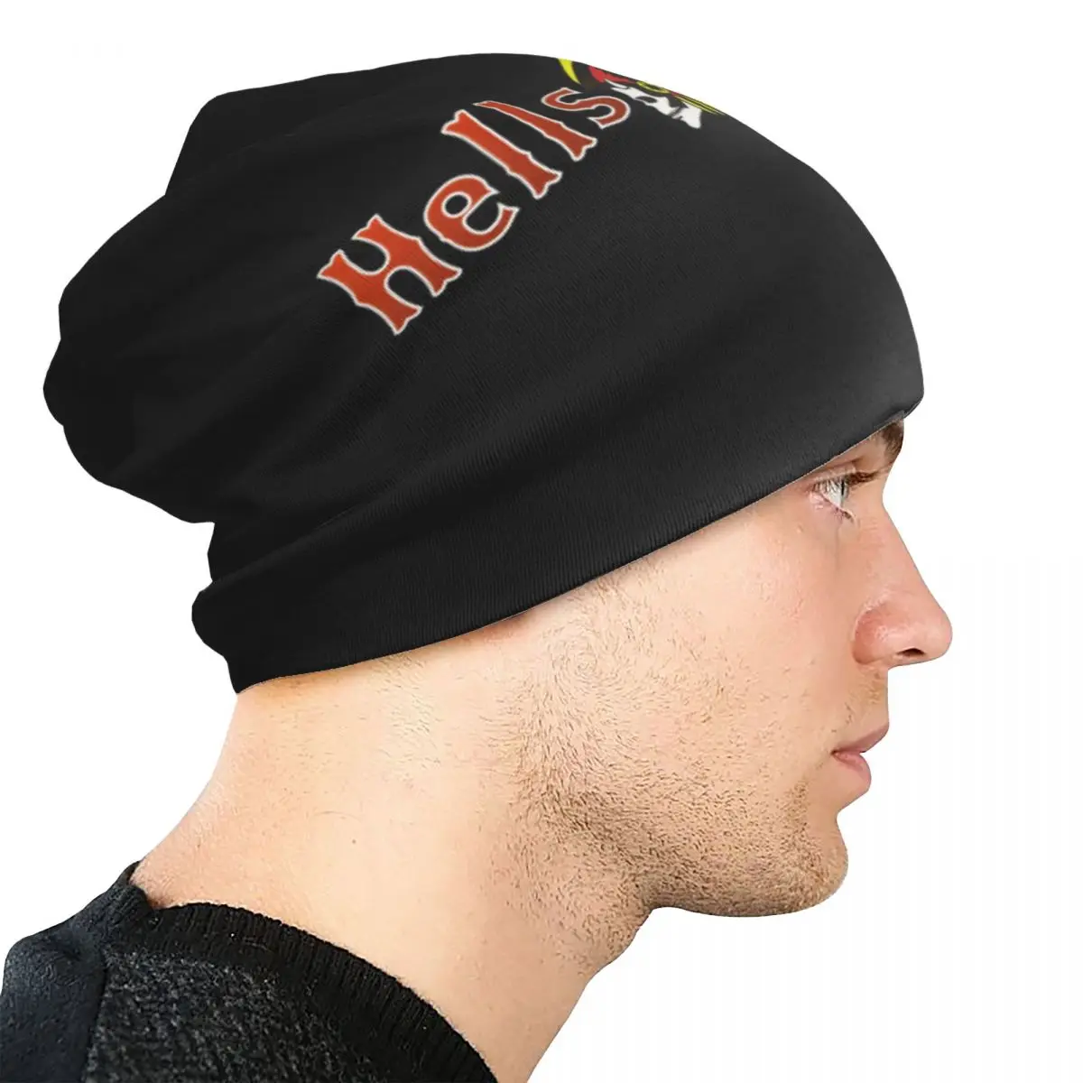 Hells Brotherhood klub motocyklowy wyścig Skullies czapka typu beanie anioły moda czapki narciarskie unisex ciepła czapka z daszkiem podwójnego zastosowania