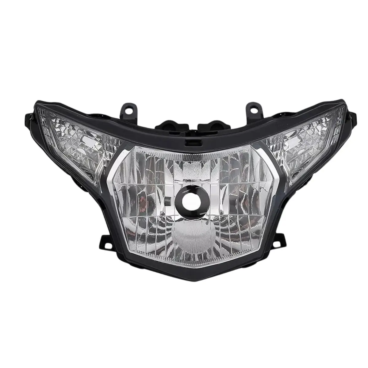 AA19 Front Headlight Assembly Head Lamp Cover for CBR250R 250 R Tricolor /Noire/Preto// 2011-2013
