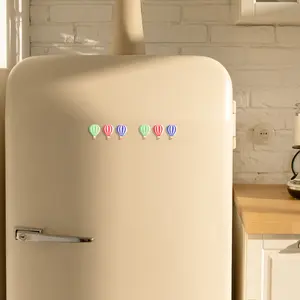 20Pcs Hot Air Balloon Phone Shell DIY Accessories Plastic Ornament Craft Decoration Embellishments Simulation Decors for Craft