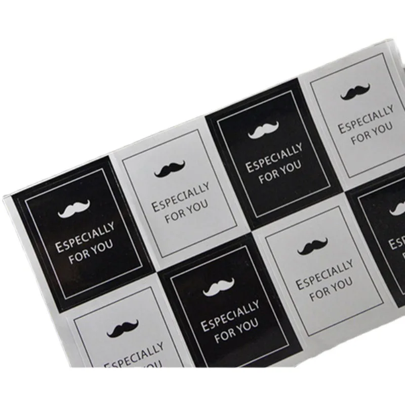 

Sticker Made of Candle Jar Diy Black and White Round Square Letters Candle Cup Sticker Aromatherapy Packaging Box Label