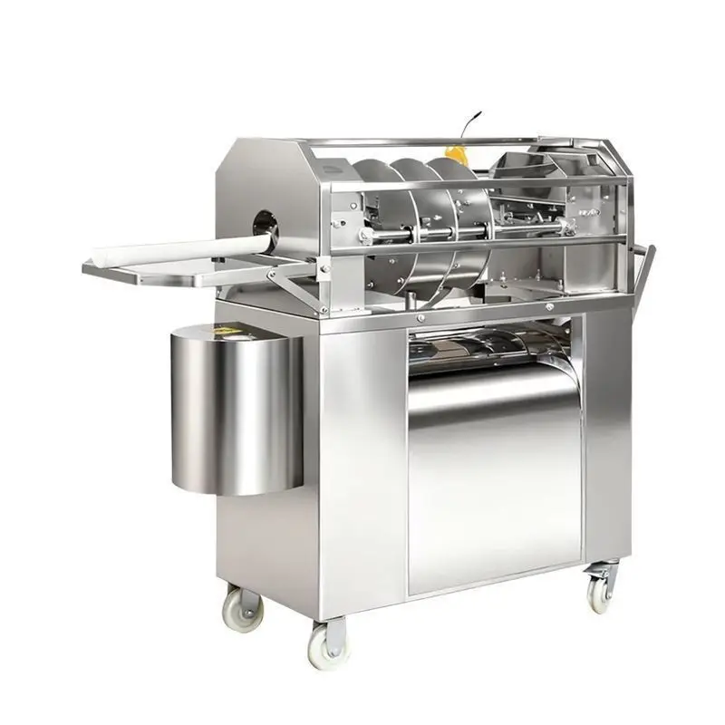 Commercial Automatic Sugarcane Peeler, Electric All-in-one Machine for Peeling and Cutting Sugarcane into Segments