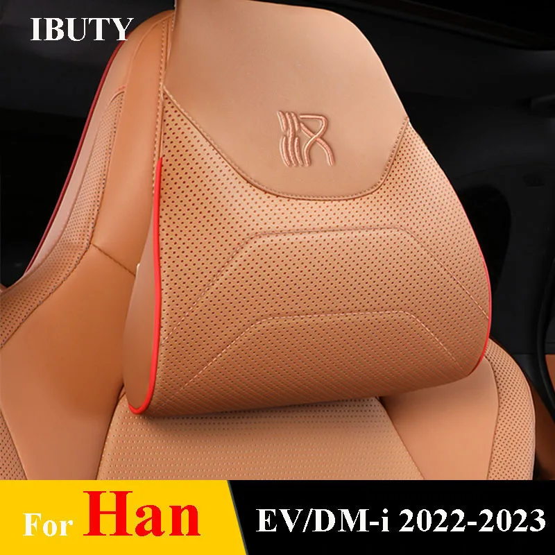 For BYD Han EV DM-i 2022 2023 Interior Accessories Car Front Rear Seat Headrest Neck Pillow Waist Pillow Neck Lumbar Support