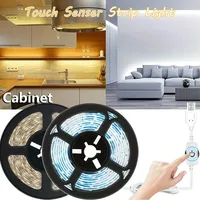 5V USB Touch Sensor LED Strip Lights 30LED Smart TV Makeup Mirror Backlight Gamer Gaming Room Christmas Home Kitchen Decorations
