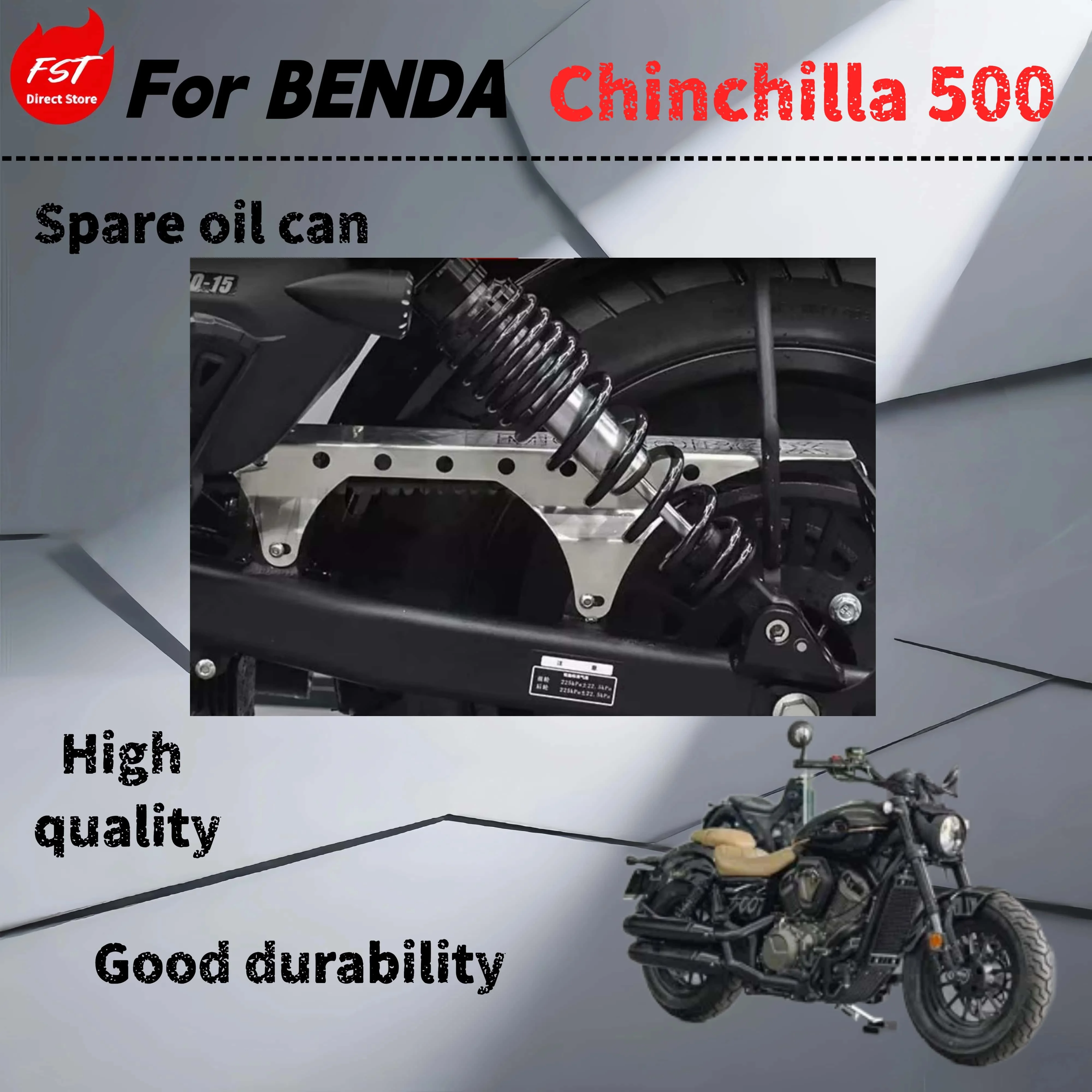 

For Benda Chinchilla 500 retrofit stainless steel chain cover vintage belt guard protective cover decorative accessories