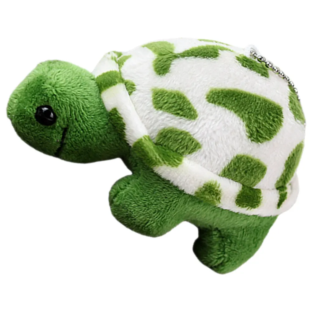 

Мягкая игрушка-брелок в виде черепахи, подвеска для рюкзака, милый короткий брелок из ПП-хлопка для девочек, для вечеринок и домашнего использования