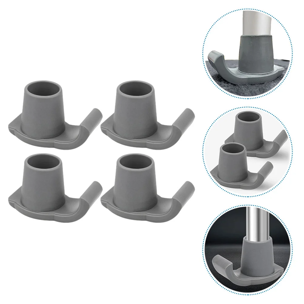 4 Pcs Walker Foot Pads Nonstick Crutch Tips Skis Glides Sled Professional Sliders or Gliders and Pp