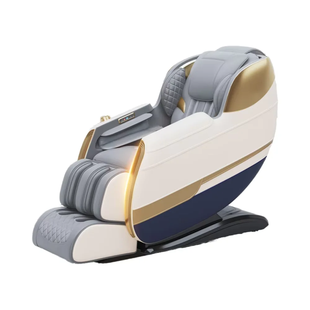 

Лучшая цена Роскошное 4D массажное кресло для всего тела с невесомостью SL-Track Shiatsu Rolling Recliner с массажем головы для ног