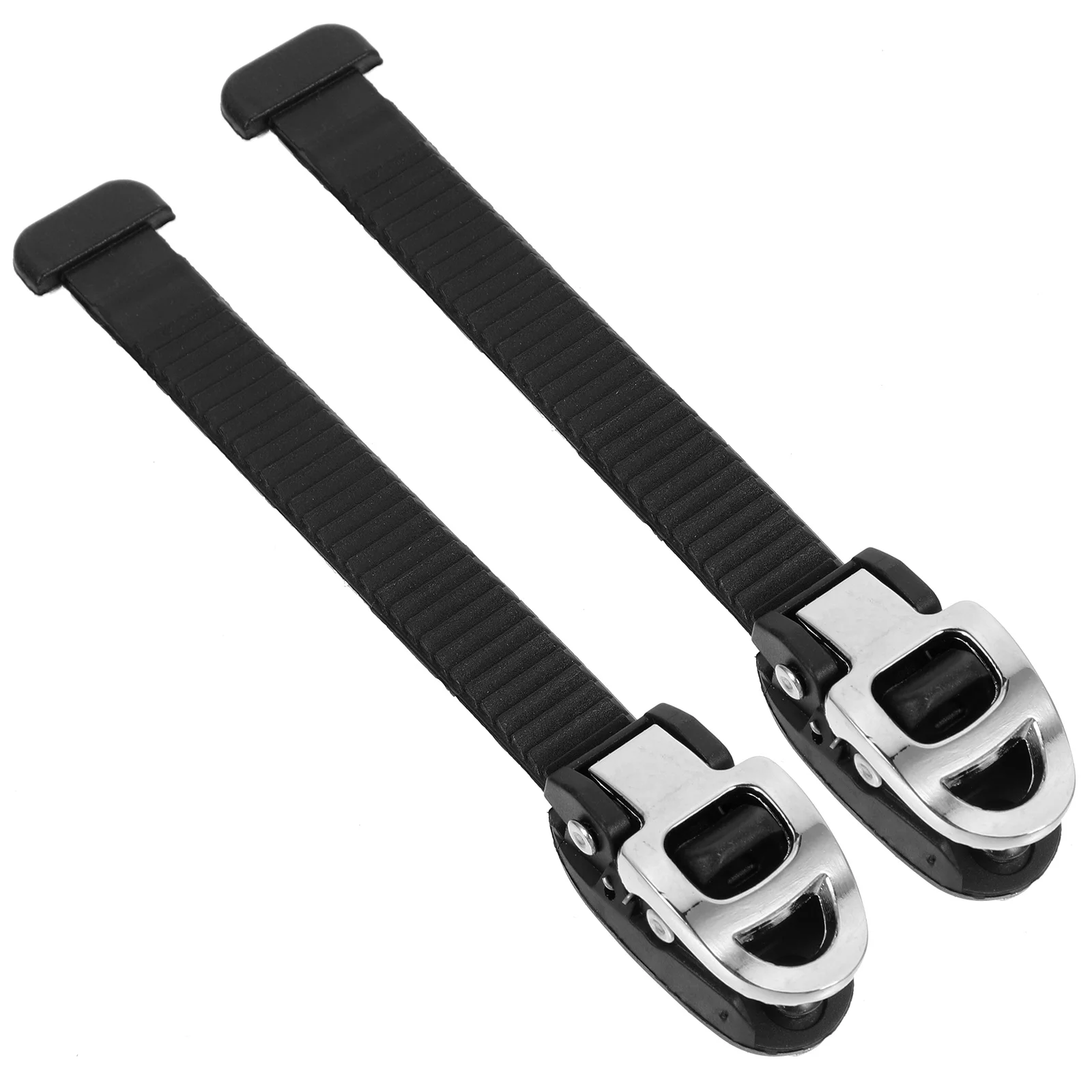 

2pcs Black Buckle Straps Skate Buckle for Roller Skates Adjustable PVC Energy Replaceable Skate Straps Band Replacement
