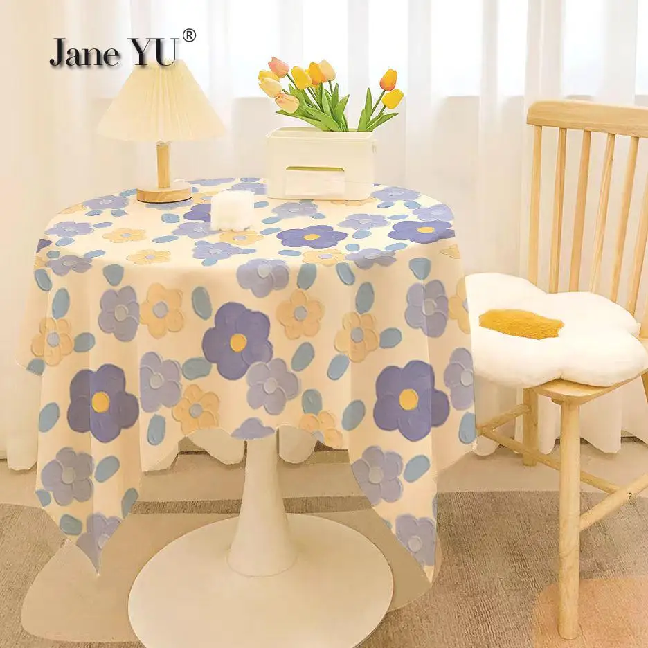 JaneYU New Table Cloth Sun Department Small Fresh Desk Table Anti Layer Cloth Outdoor Picnic Table Cover