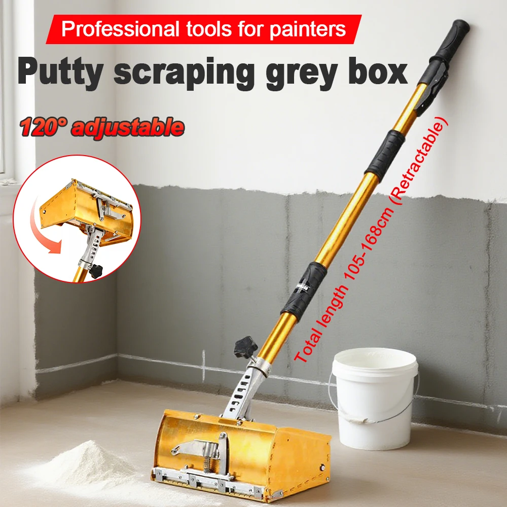 Durable Putty Scraper Box Wall Mud Trowel Plastering Knife for Construction And Renovation - Handy Plastering Tool