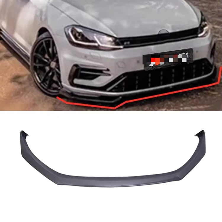 Carbon Fiber Car Front Bumpers Lip Splitter For Vw Golf 7 7.5 R Mk7 Front Lipcustom