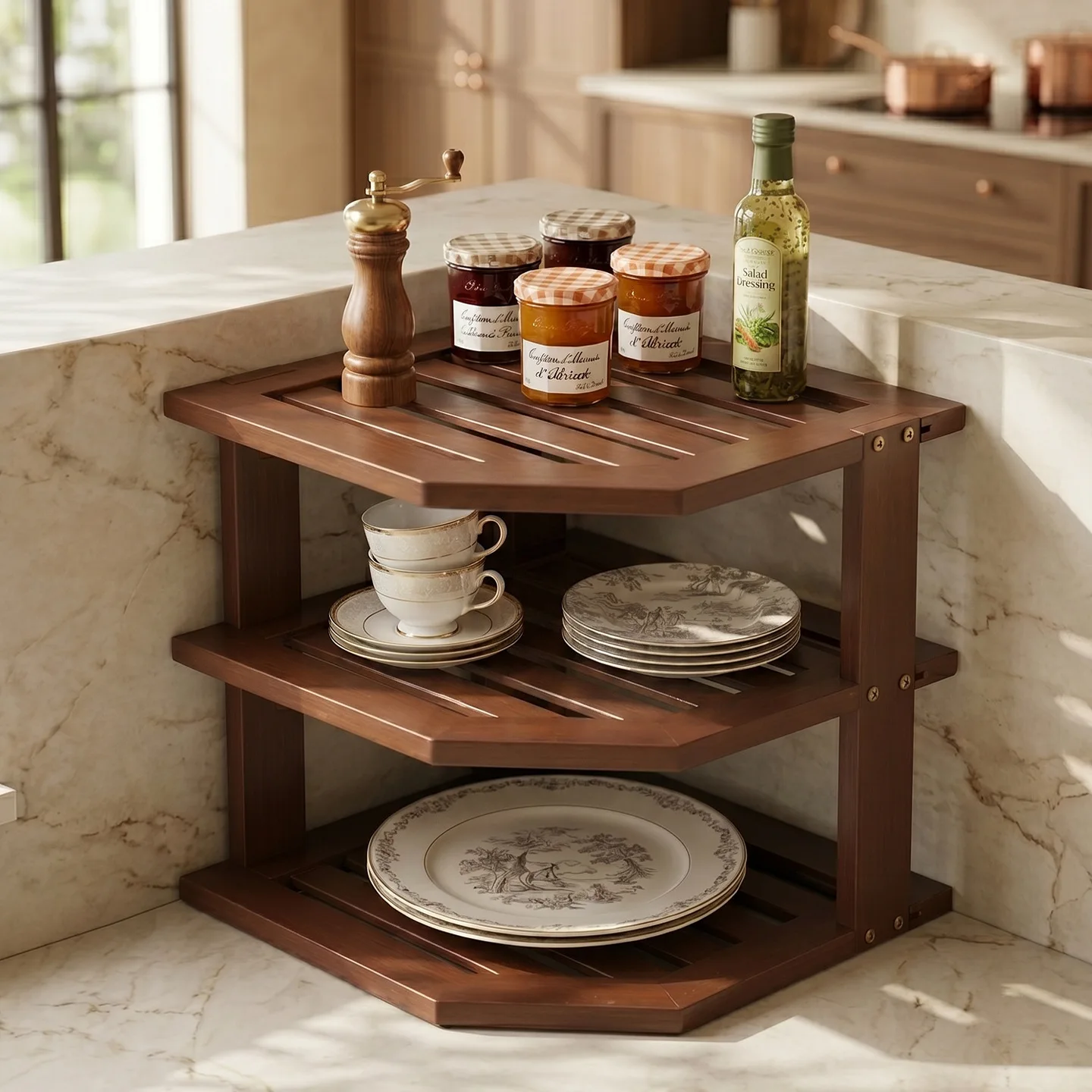 bakeries, cakes, hotel front desk, buffets, supermarkets, desserts, and pastries display racks of varying heights