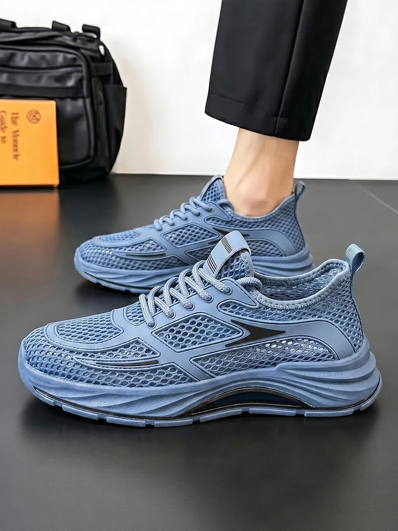 

Men's Summer 2026 New Style Versatile Breathable Sports Shoes Thin Mesh Hollow out Design Anti-Odor Casual Footwear for Teens