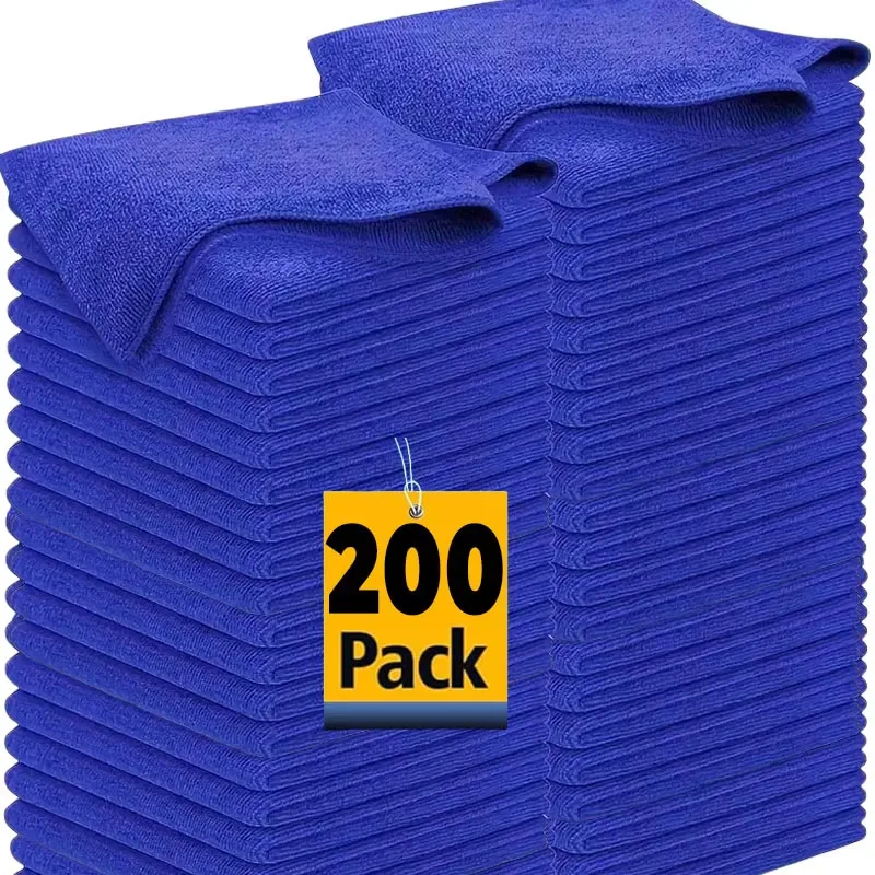 Microfiber Cleaning Cloths Lint Free Microfiber Cleaning Towel Cloths Reusable Cleaning Towels w/ Super Absorbent for Car Window