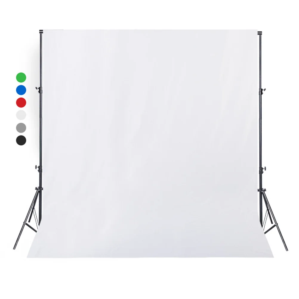 

Durable Photography Background Cloth White Solid Color Screen 1.5x2m Studio Photo Backdrop Props Multi Purpose Decoration