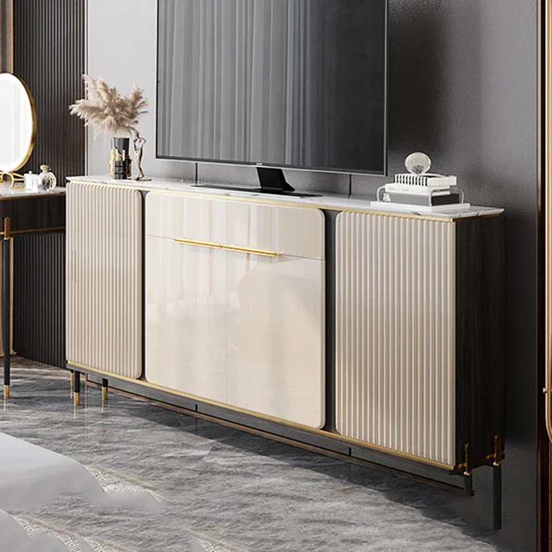 Modern Living Room Furniture Storage Tv Stand Table Entertainment Center Design Cabinet Nordic Mueble Para Tv Luxury Corner JGY image 6