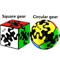 QIYI 2X2 Shift Gear Square Magic Cube Speed Stickerless Professional Fidget Toys QiYi 2X2x2 Shift Gear Ball Puzzle Cubo Magico
