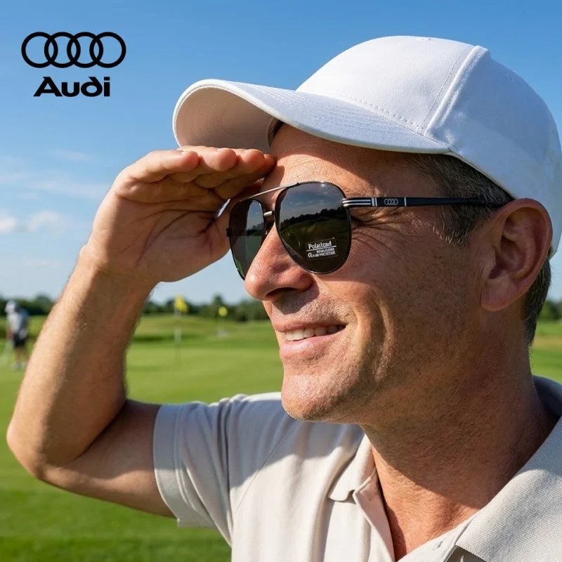 

Мужские поляризационные солнцезащитные очки AUDI, квадратные солнцезащитные очки Navigator, очки для вождения, UV400, Oculos de sol Masculino Gafas de sol Hombre 8