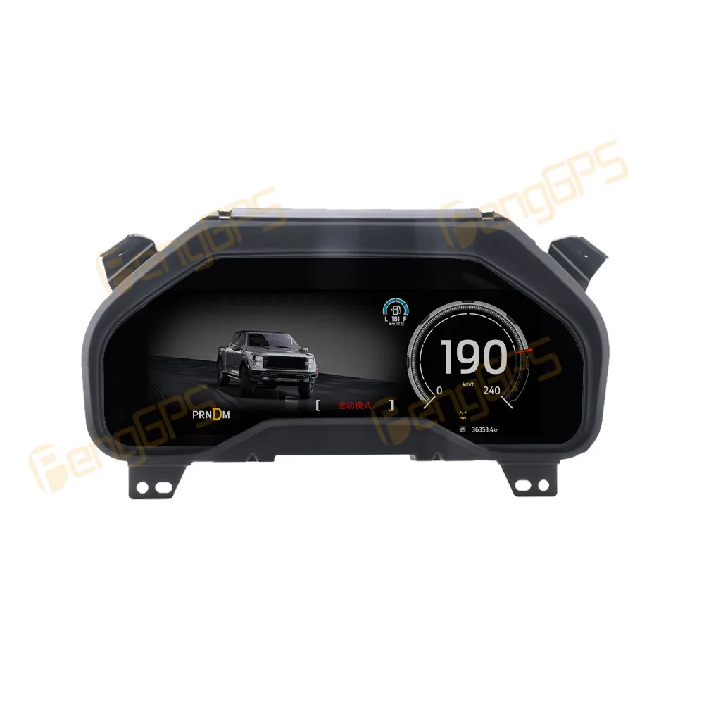 

12.3inch LCD Digital Dashboard Cluster For Ford F150 Raptor 2015-2020 Virtual Instrument Panel Speedometer Virtual Cockpit Linux