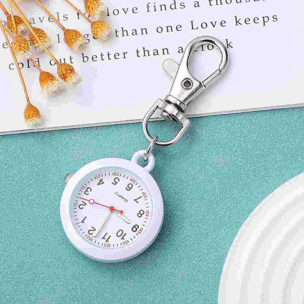 2 Pcs Nurse Watch Large Pocket Watches for Men Grandson Pendant Steampunk Accessories Mechanical Prop