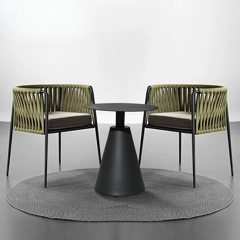 

Outdoor villa, garden terrace, table and chairs, hotel B&B, leisure rattan chairs, waterproof and sunscreen coffee table