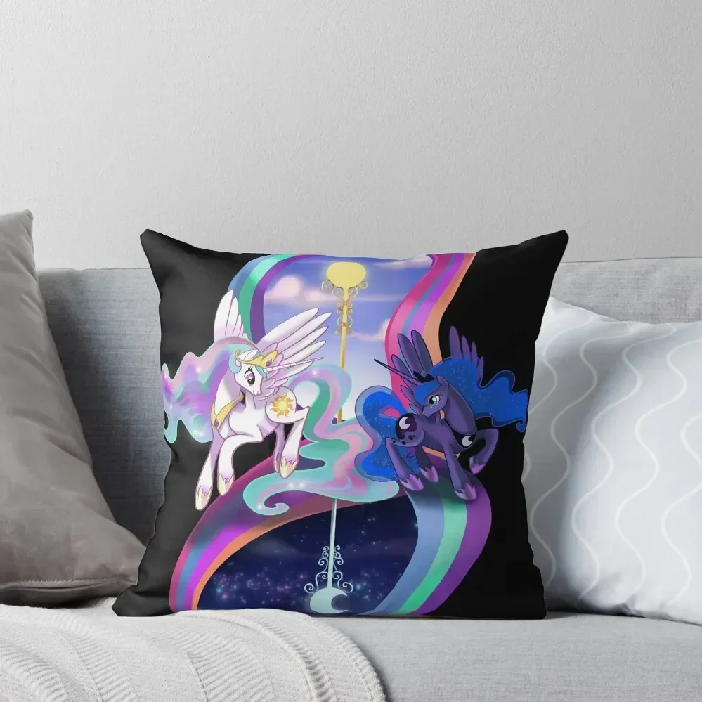 

Sun and Moon Sisters- MLP Throw Pillow Luxury Cushion Cover Ornamental Pillow christmas decorations for home 2025 pillow