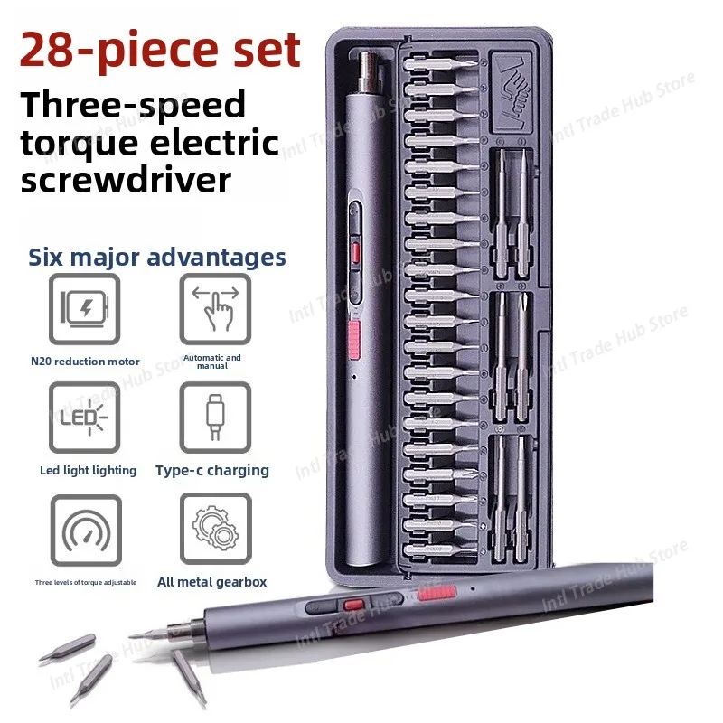 Electric Screwdriver Set, Automatic Screwdriver Cordless Power Tool for Home DIY Projects