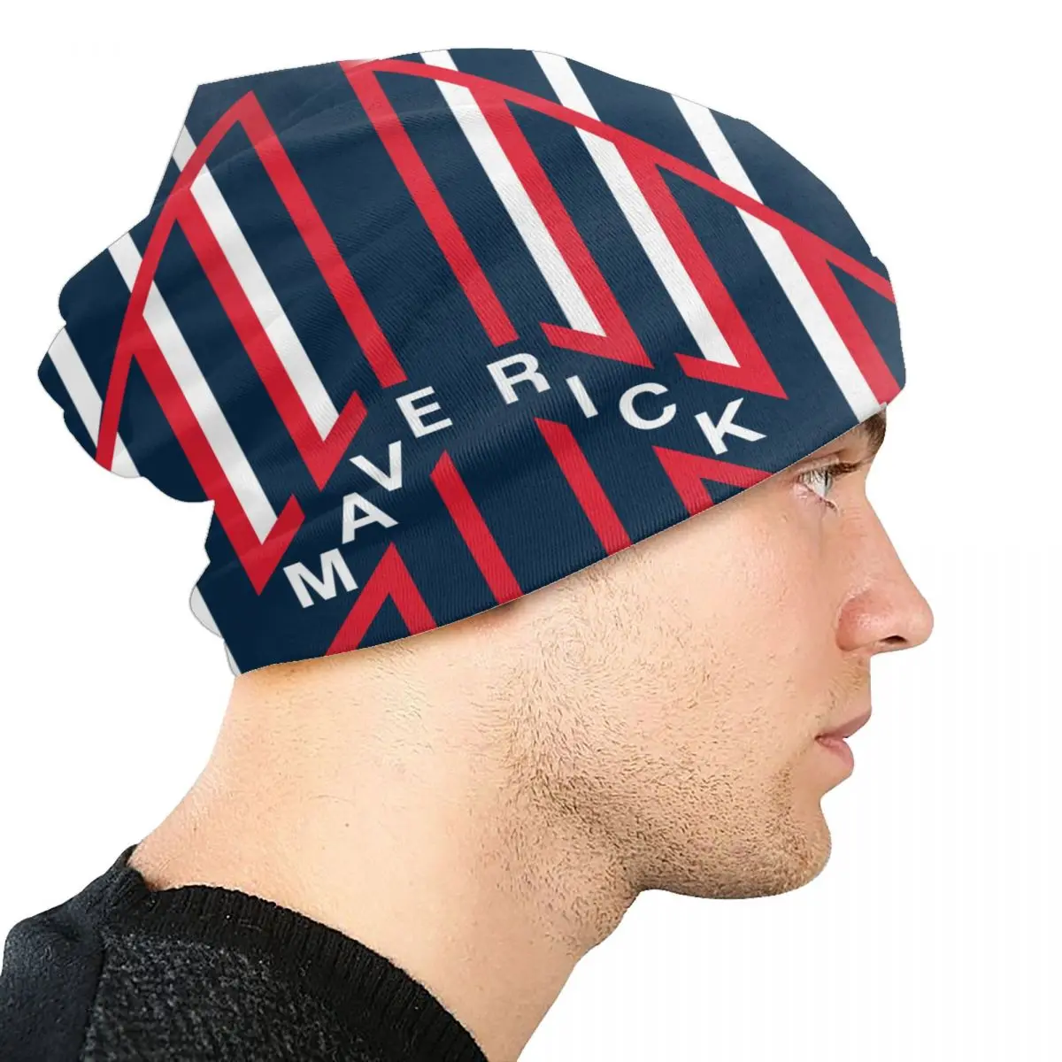 Custom Maverick Beanie Cap Unisex Winter Warm Bonnet Femme Knit Hats Street Outdoor Ski Hot Film Top Gun Skullies berretti