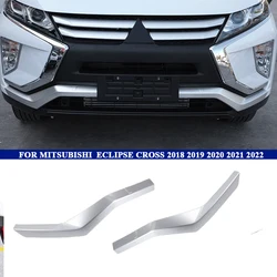 For Mitsubishi Eclipse Cross 2017 2018 2019 2020 Matte Car Front Bumper Corner Cover Trim Protector Molding Strips Accessories