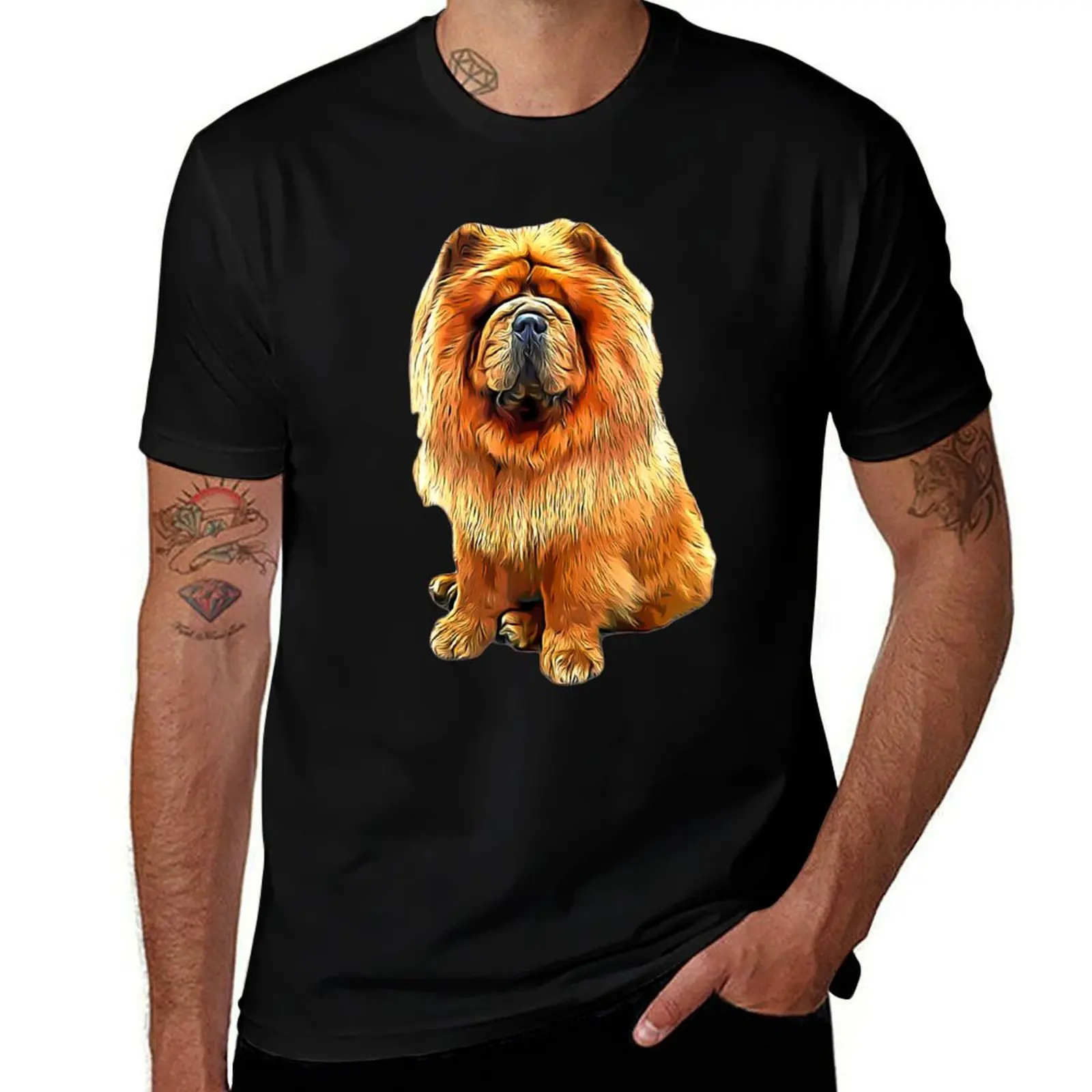 

anime slim designer man t tshirt So Cute! shirts T-Shirt for Chow Chow shirts fit t Looking