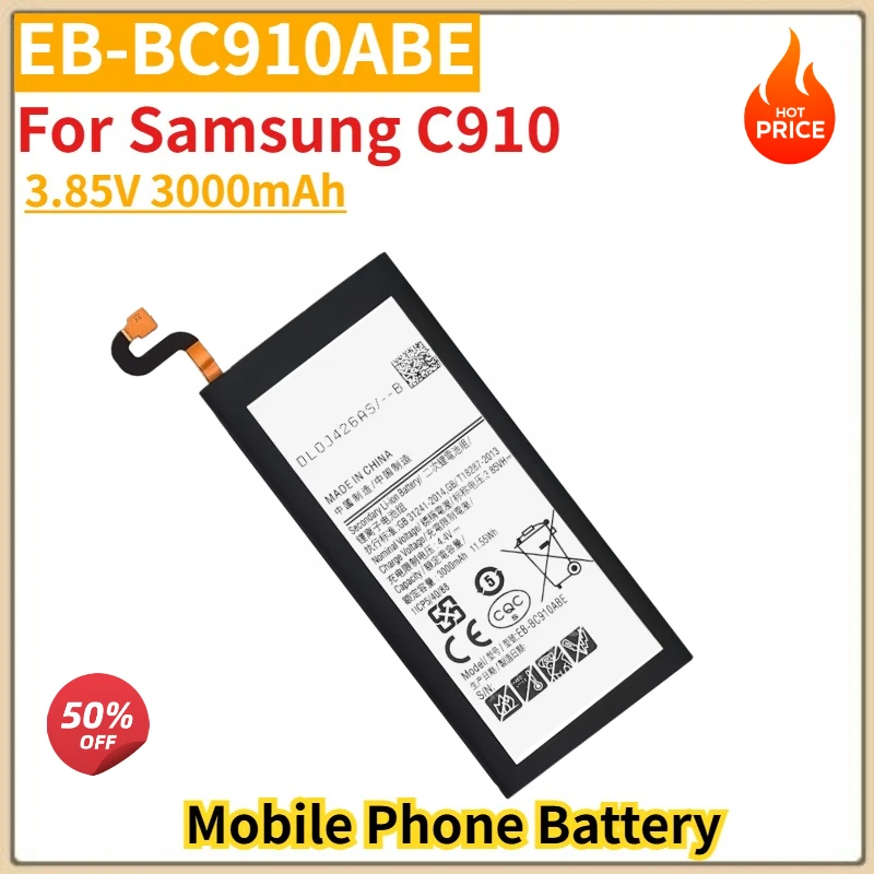 

EB-BC910ABE High Quality Phone Battery 3.85V 3000mAh for Samsung C910 Brand New Replacement Battery