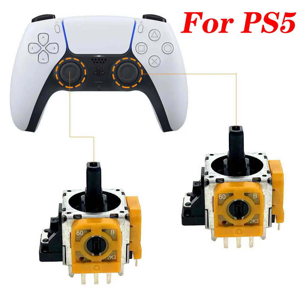 Suitable For Hall Effect 3D Joystick Module Controller For  PS4 PS5 Analog Sensor Potentiometer DIY Accessories