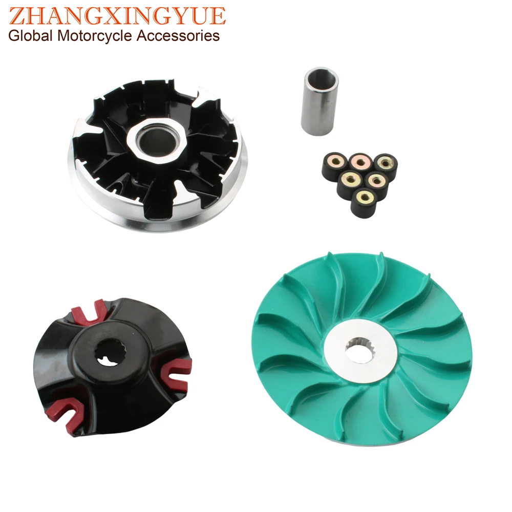 Racing Variator Kit With Roller Weights 10g For MBK Booster 100 Nitro Ovetto 100cc 4VP 2-Stroke Scooter