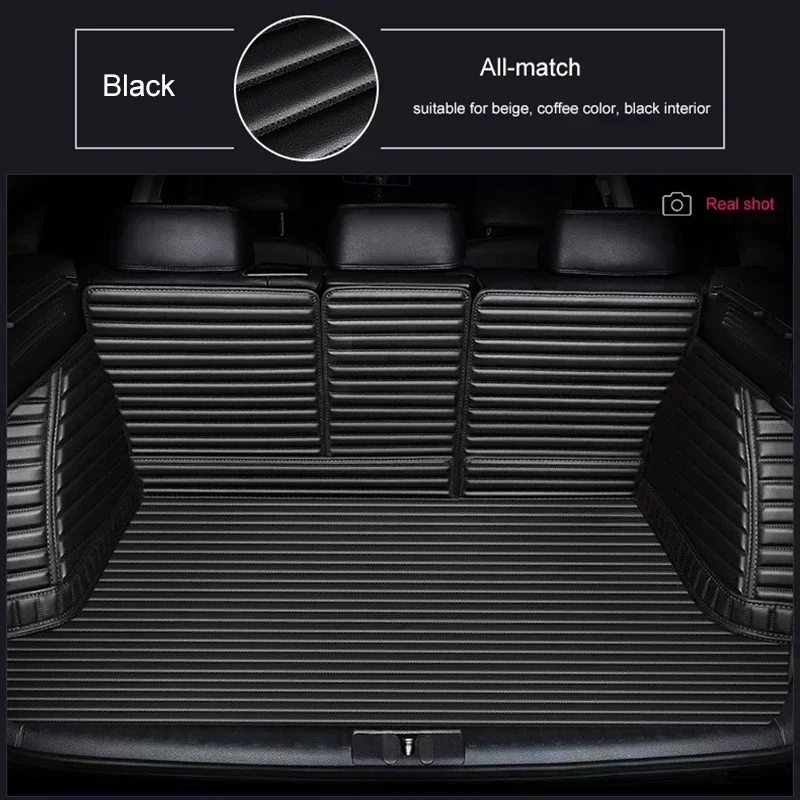 

Customized Stripe 5D Full Coverage Car Trunk Mat for Hyundai Santa Fe 5 Seat 2013-2018 Santa Fe 2019-2022 7 Seat Car Accessories