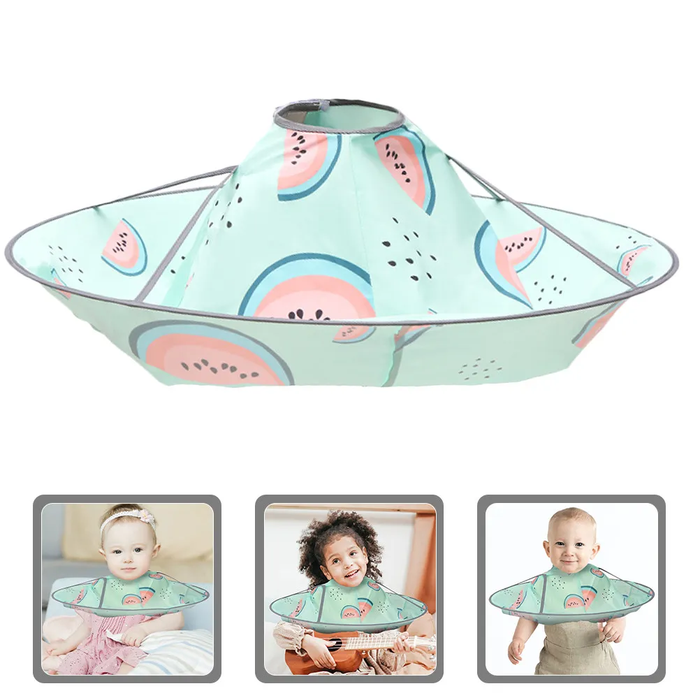 

Hair Cutting Cape for Kids Children Haircut Folding Foldable Barber Cloth Protect Clothes Clean Stylish Breathable Home