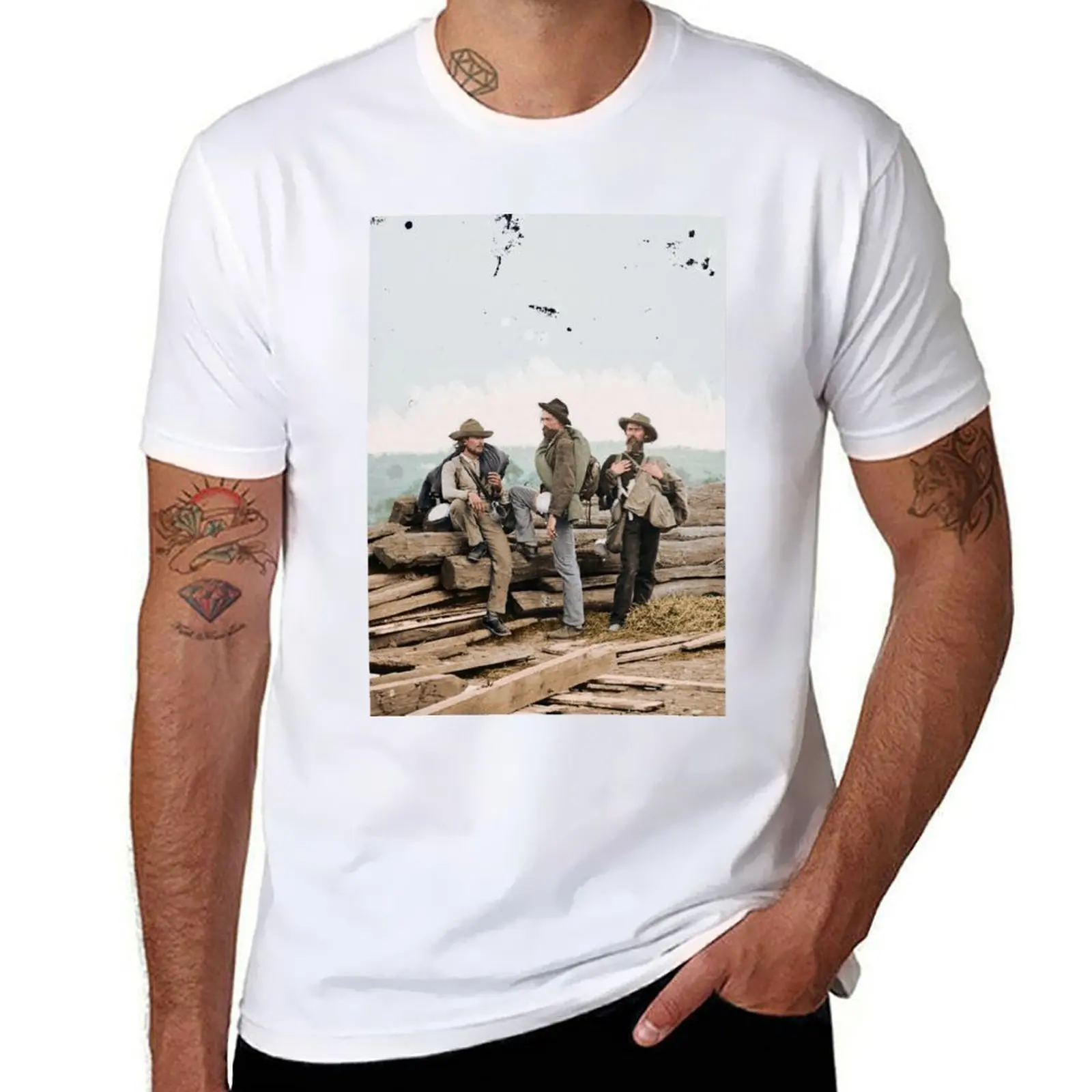 

Workers in Gettysburg T-Shirt man t shirt designer man t shirt luxury T-Shirt