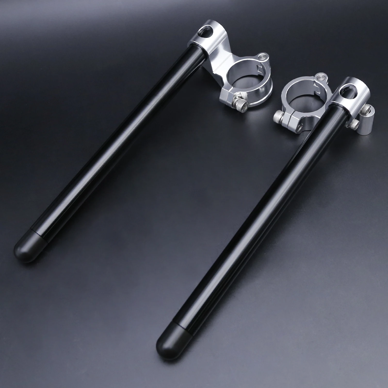 Motorcycle 22mm Handlebar Universal 1.5 Inch Rised Riser Clipon Clip On Clip-ons Fork Handle Bar Clamp 37 40 41 43 45 48 50 51mm