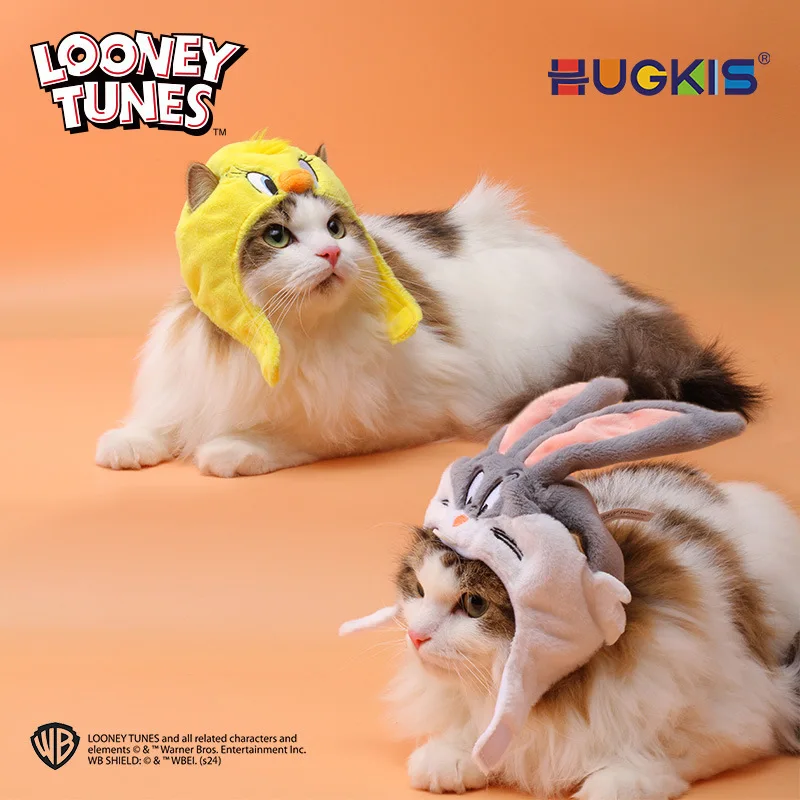 Bugs Rabbit Cat Costumes Funny Tweety Bird Lola Bunny Transformation Outfit Halloween Cat Two Legged Pet Cute Hat Dog Jacket