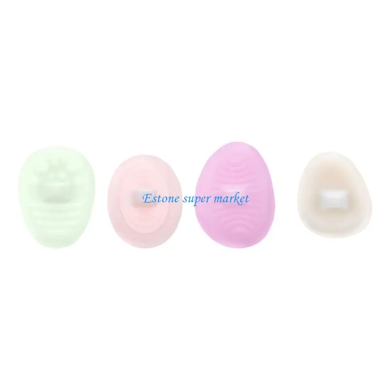 090B Textured Silicone Worry Stones Ring Set of 4 Finger Ring Toy For Adult Student Stress Relief And Sensory Stimulation