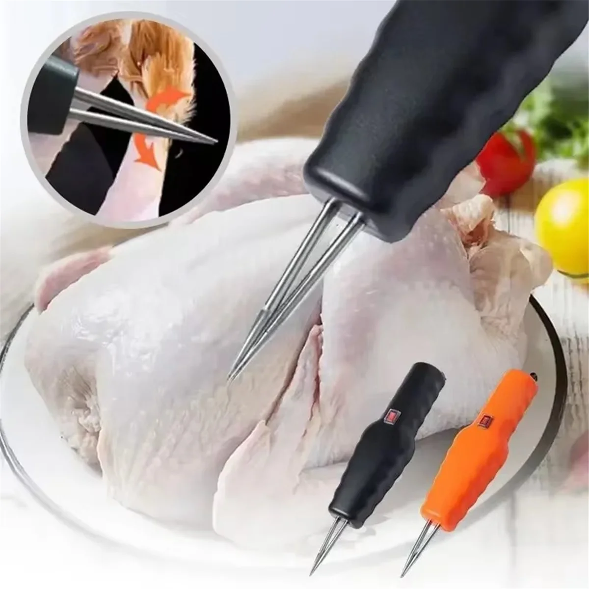 New Electric Feather-Plucker Quick Chicken Plucker Handheld Full Automatic Duck Goose-Feather Farm Animal Supplies EU Plug A