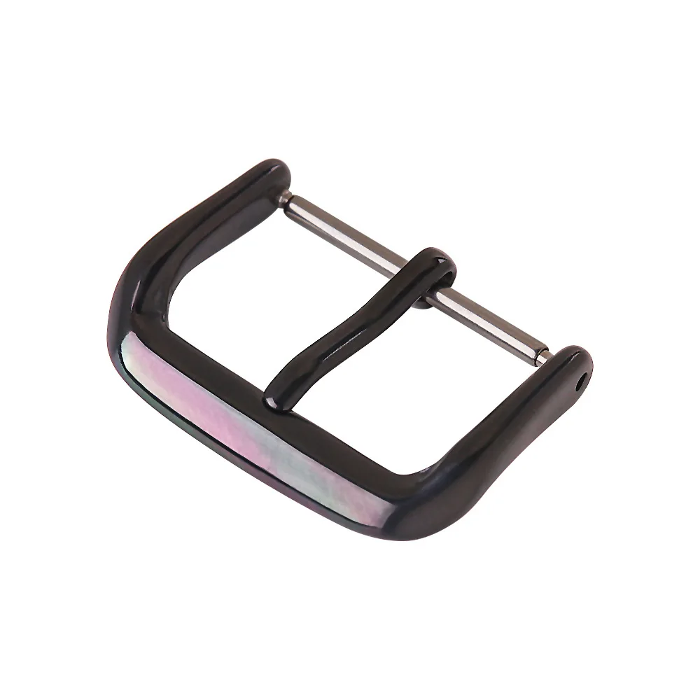 Watch Buckle 14mm 16mm 18mm 20mm Strap Clasp 316L Stainless Steel Vacuum Plated Watch Accessories Clasp UTHAI T03