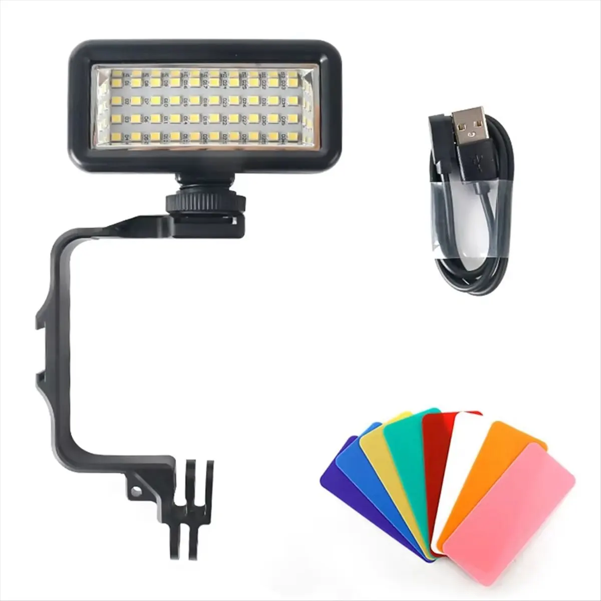 أفضل إضاءة مقاومة للماء فيديو مصباح غوص تحت الماء التصوير مصباح ل GoPro 11/10 Sjcam Yi DJI Osmo كاميرا عمل الهاتف المحمول #3