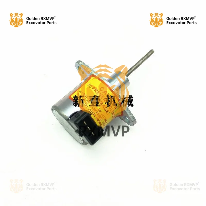 For Kubota harvester tractor shut-off solenoid valve E6820-60011 shut-off switch oil cut-off valve excavator accessories