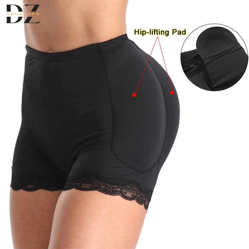 Komfort-Lingerie Gepolsterte Po-Formende Unterhose für Frauen Hüft-Enhancer Formende Slips Elastische Gesäßunterstützung Tägliche Shapewear für Sanduhrfigur