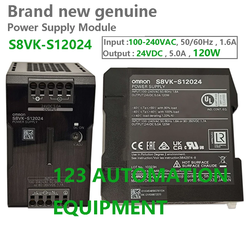 Authentic New Omron S8VK-S12024 Power Supply Module 120W