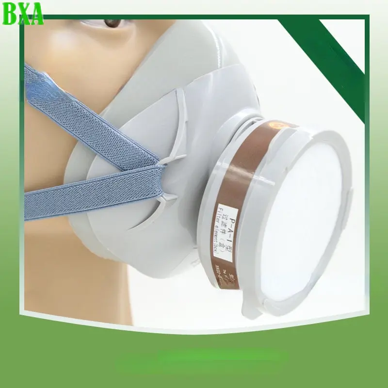 Protective Chemical Pesticide Respirator Protective Safety A-8 Silicone Gas Mask Industry Painting Spray Anti Organic Vapor