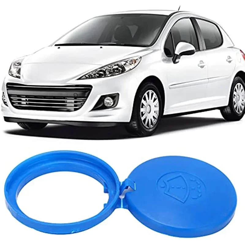 Car Windshield Washer Wiper Fluid Reservoir Washer Bottle Cap Cover for Citroen C4 2004‑2015 643230