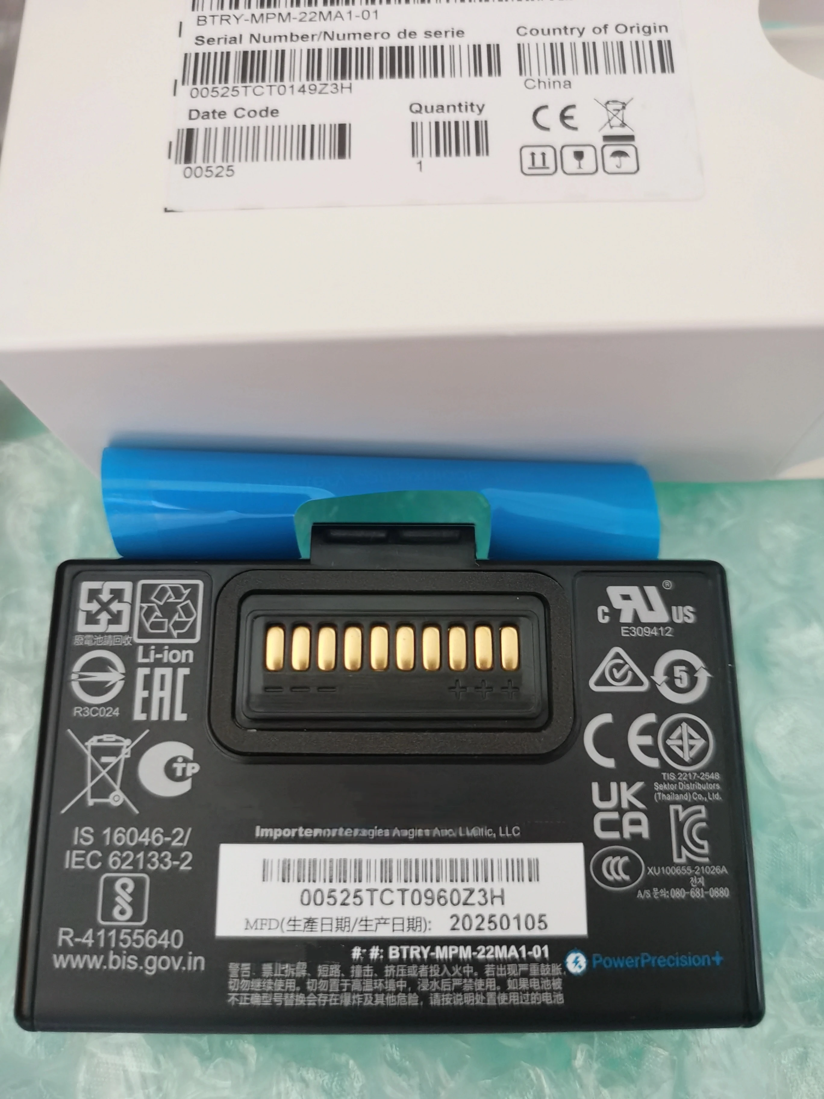 

Original 2025 Year New BTRY-MPM-22MA1-01 P1083277 P1083277-002 Battery For Zebra ZQ310 ZQ320 ZQ300 ZA310 ZR328 7.2V 2280mAh
