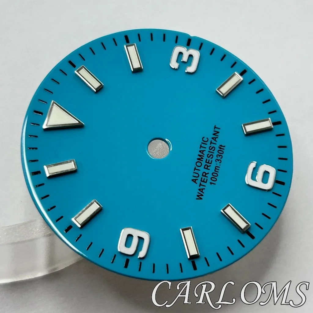 TOP 29mm NH35 NH36 4R35 4R36 ETA 2824 2836 Miyota 8215 821A White Black Blue Pink Green Yellow Sterile Luminous Watch Dial